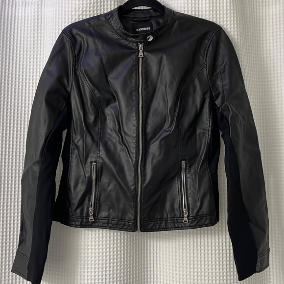 Express Jackets & Blazers - Express Faux Leather Jacket
